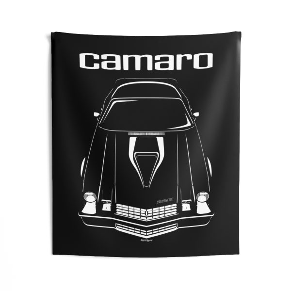 Chevrolet Camaro Z28 2nd gen Tapestry 50 x 60 inch by Auto Art Apparel