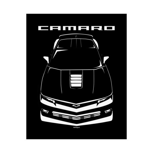 Chevrolet Camaro Z28 5th gen 2014-2015 Poster 16 x 20 inch by Auto Art Apparel