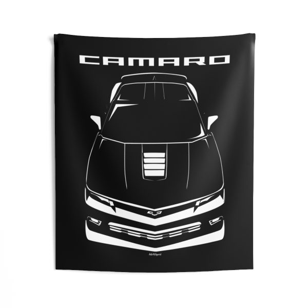 Chevrolet Camaro Z28 5th gen 2014-2015 Tapestry 50 x 60 inch by Auto Art Apparel