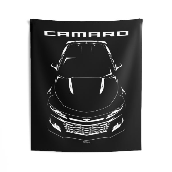 Chevrolet Camaro ZL1 6th gen 2017-2024 Tapestry 50 x 60 inch by Auto Art Apparel