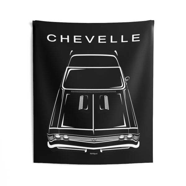 Chevrolet Chevelle SS 1967 Tapestry 50 x 60 inch by Auto Art Apparel