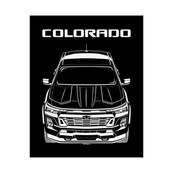 Chevrolet Colorado 2023-2024 Poster 16 x 20 inch by Auto Art Apparel
