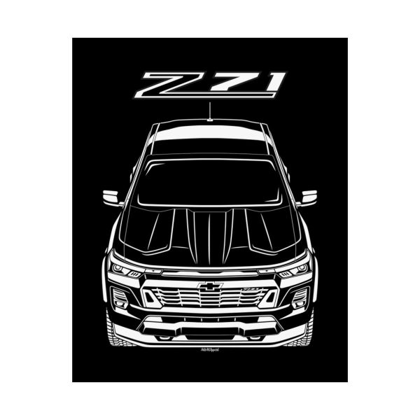 Chevrolet Colorado Z71 2023-2024 Poster 16 x 20 inch by Auto Art Apparel
