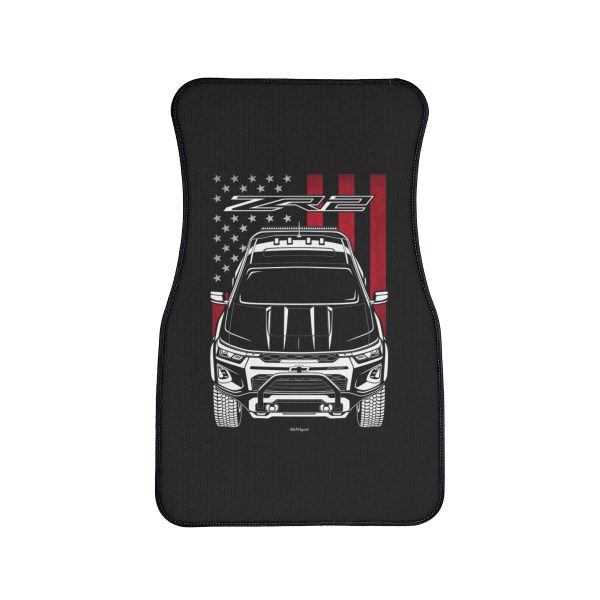 Chevrolet Colorado ZR2 2023-2024 Car Mat - US Flag Floor Mats Front Carpet Floor Mats by Auto Art Apparel
