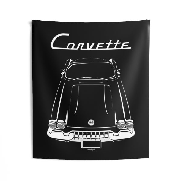Chevrolet Corvette C1 1958-1960 Tapestry 50 x 60 inch by Auto Art Apparel