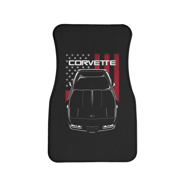 Chevrolet Corvette C4 Car Mat - US Flag Floor Mats Front Carpet Floor Mats by Auto Art Apparel