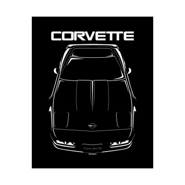 Chevrolet Corvette C4 Poster 16 x 20 inch by Auto Art Apparel