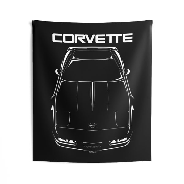 Chevrolet Corvette C4 Tapestry 50 x 60 inch by Auto Art Apparel