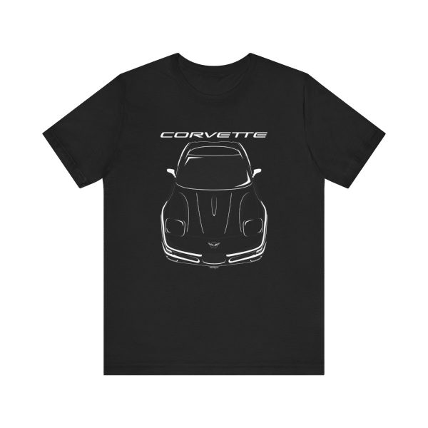 Chevrolet Corvette C5 T-shirt Black by Auto Art Apparel