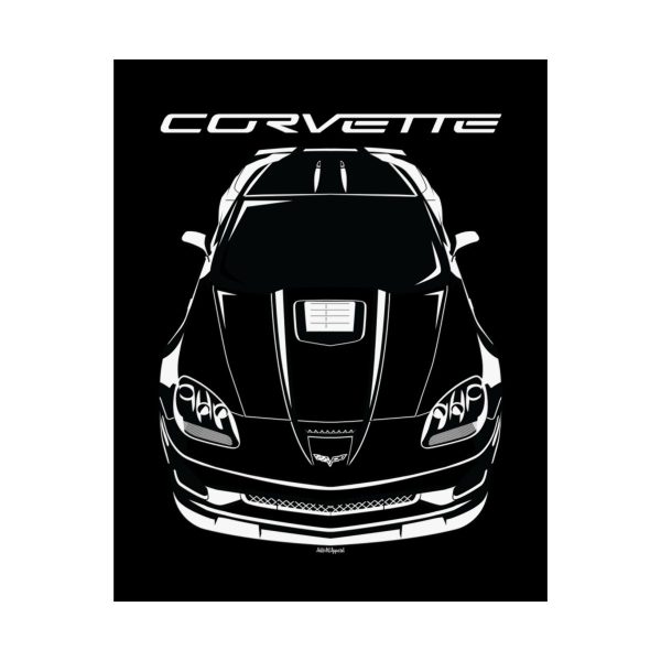 Chevrolet Corvette C6 ZR1 Poster 16 x 20 inch by Auto Art Apparel