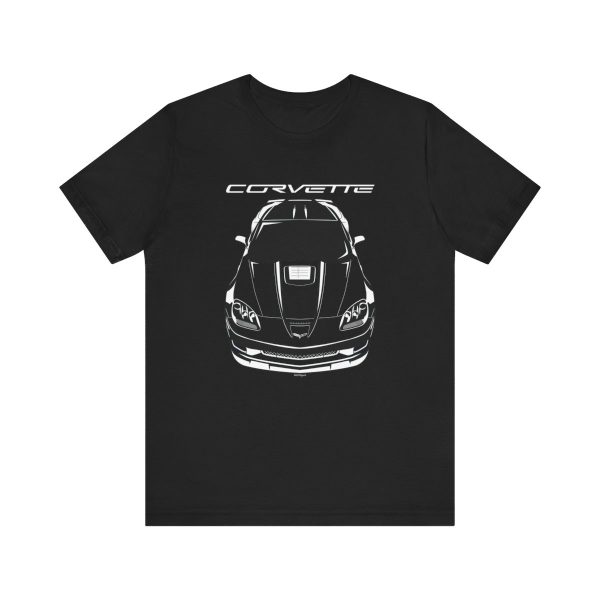 Chevrolet Corvette C6 ZR1 T-shirt Black by Auto Art Apparel