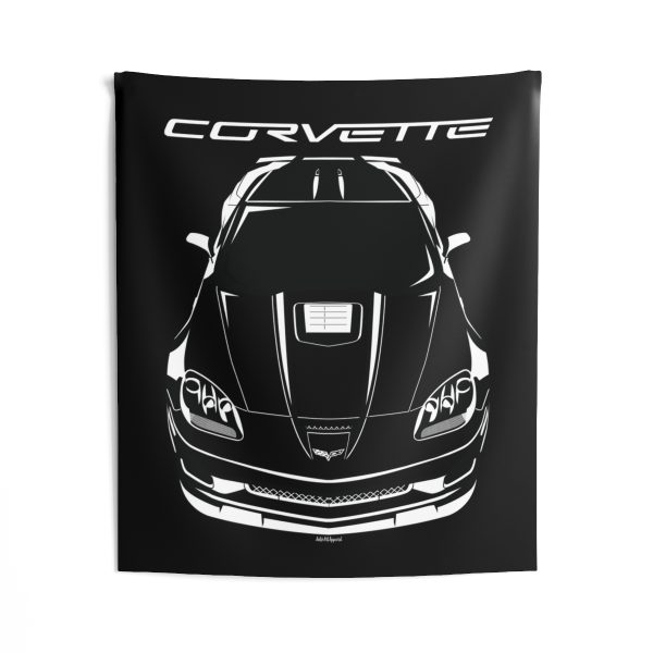 Chevrolet Corvette C6 ZR1 Tapestry 50 x 60 inch by Auto Art Apparel