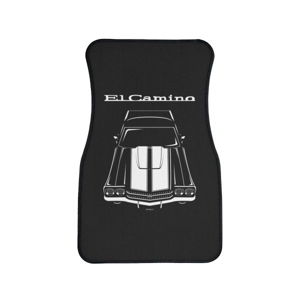 Chevrolet El Camino SS 1970 White Stripes Car Mat Front Carpet Floor Mats by Auto Art Apparel