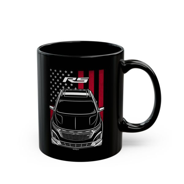 Chevrolet Equinox RS 2022-2024 Mug - US Flag Coffee Mug 11 oz by Auto Art Apparel