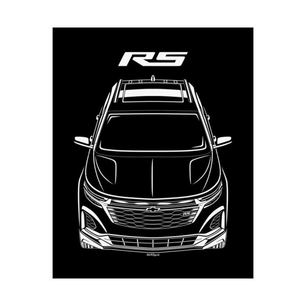 Chevrolet Equinox RS 2022-2024 Poster 16 x 20 inch by Auto Art Apparel