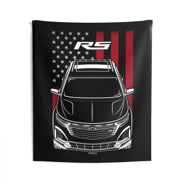 Chevrolet Equinox RS 2022-2024 Tapestry - US Flag Wall Art 50 x 60 inch by Auto Art Apparel
