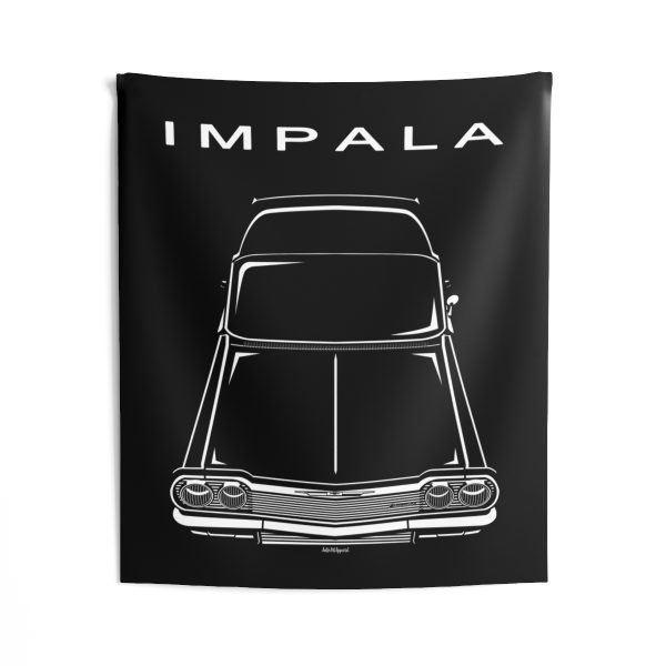 Chevrolet Impala SS 1964 Tapestry 50 x 60 inch by Auto Art Apparel