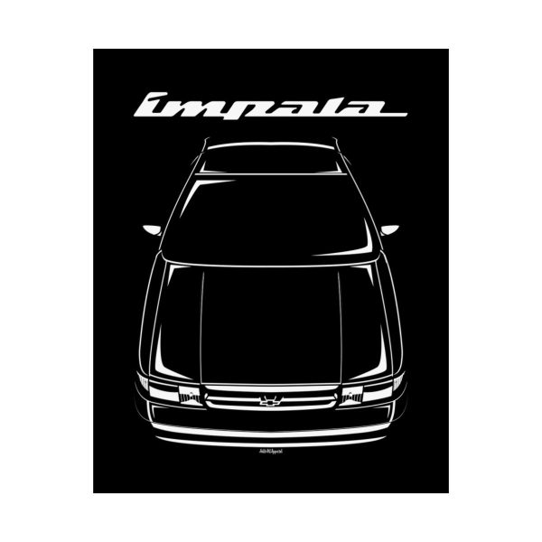 Chevrolet Impala SS 1994-1996 Poster 16 x 20 inch by Auto Art Apparel