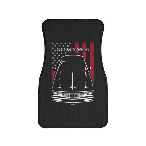 Chevrolet Monte Carlo 1984-1989 Car Mat - US Flag Floor Mats Front Carpet Floor Mats by Auto Art Apparel