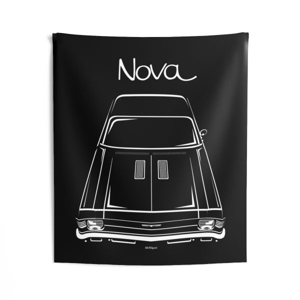 Chevrolet Nova 1969-1972 Tapestry 50 x 60 inch by Auto Art Apparel