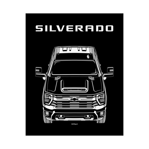 Chevrolet Silverado 2500 HD 2024 Poster 16 x 20 inch by Auto Art Apparel