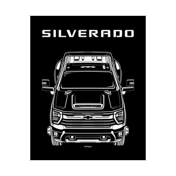 Chevrolet Silverado 3500 HD 2024 Poster 16 x 20 inch by Auto Art Apparel