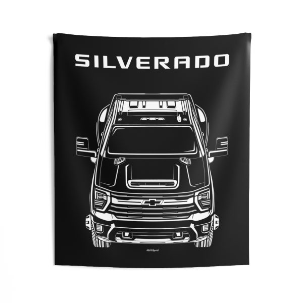 Chevrolet Silverado 3500 HD 2024 Tapestry 50 x 60 inch by Auto Art Apparel