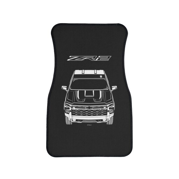 Chevrolet Silverado ZR2 2022-2024 Car Mat Front Carpet Floor Mats by Auto Art Apparel
