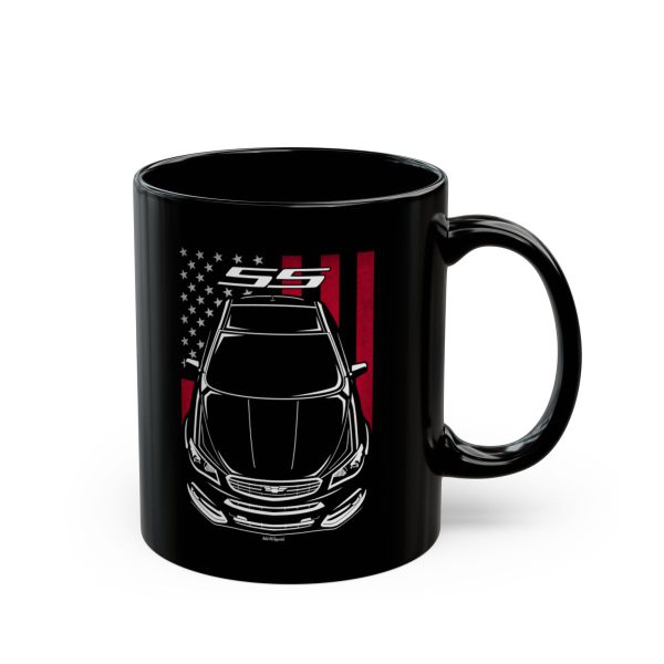 Chevrolet SS 2014-2017 Mug - US Flag Coffee Mug 11 oz by Auto Art Apparel