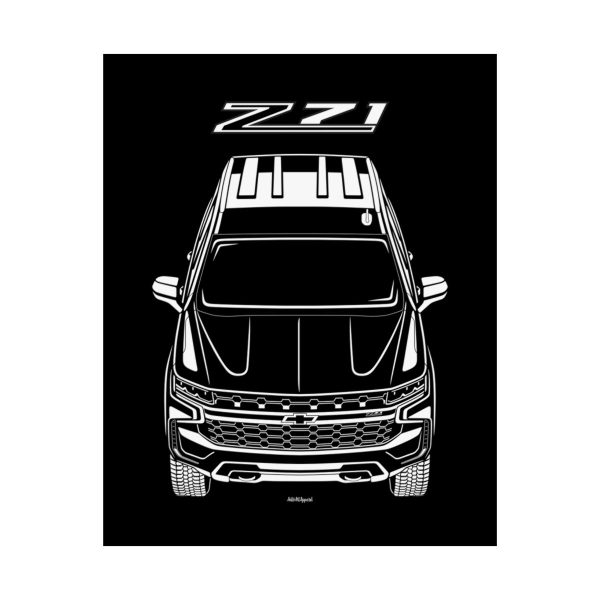 Chevrolet Suburban Z71 2021-2023 Poster 16 x 20 inch by Auto Art Apparel
