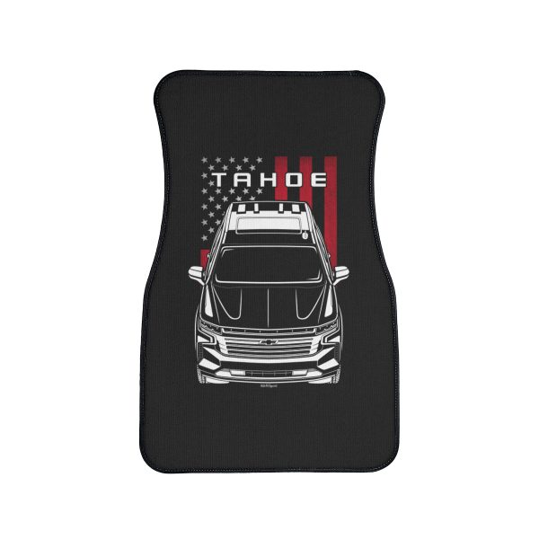 Chevrolet Tahoe 2021-2023 Car Mat - US Flag Floor Mats Front Carpet Floor Mats by Auto Art Apparel