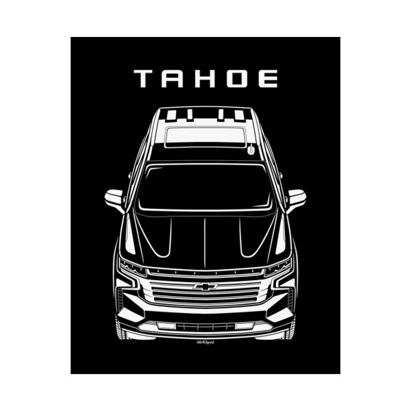Chevrolet Tahoe 2021-2023 Poster 16 x 20 inch by Auto Art Apparel