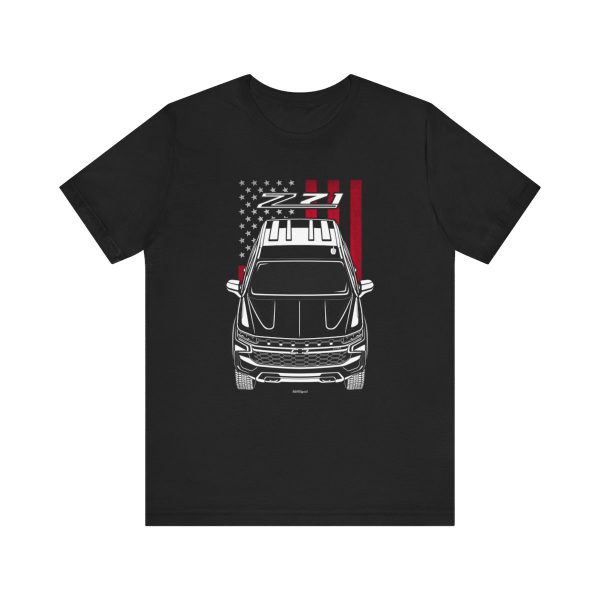 Chevrolet Tahoe Z71 2021-2023 T-shirt - US Flag Shirt by Auto Art Apparel