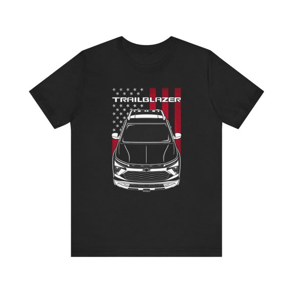 Chevrolet Trailblazer Activ 2024 T-shirt - US Flag Shirt by Auto Art Apparel