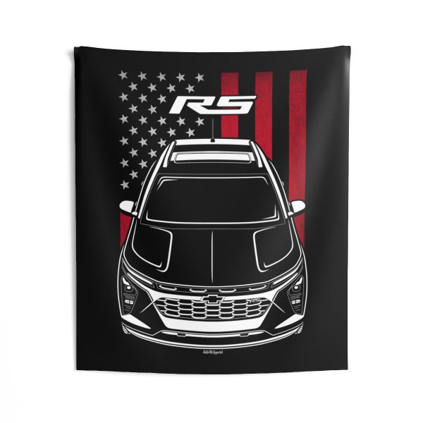 Chevrolet Trax RS 2024 Tapestry - US Flag Wall Art 50 x 60 inch by Auto Art Apparel