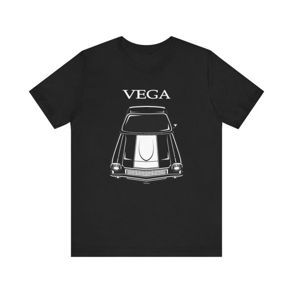 Chevrolet Vega GT 1971-1973 T-shirt Black by Auto Art Apparel