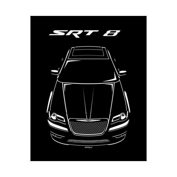 Chrysler 300C SRT8 2012-2014 Poster 16 x 20 inch by Auto Art Apparel
