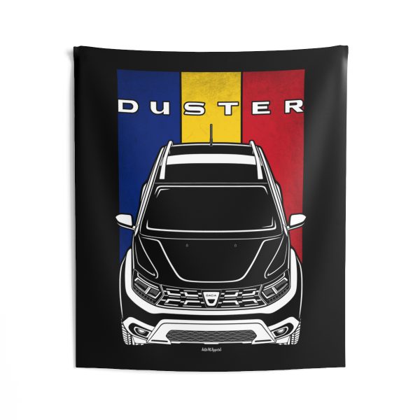 Dacia Duster 2021-2023 Tapestry - Romania Flag Wall Art 50 x 60 inch by Auto Art Apparel