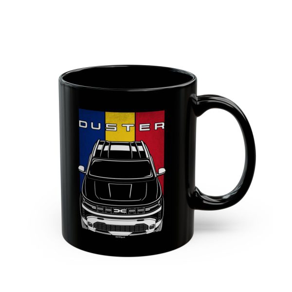 Dacia Duster 2024-2025 Mug - Romania Flag Coffee Mug 11 oz by Auto Art Apparel