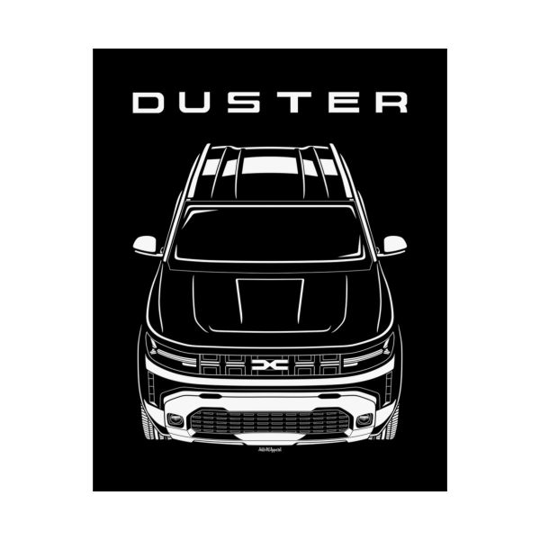 Dacia Duster 2024-2025 Poster 16 x 20 inch by Auto Art Apparel