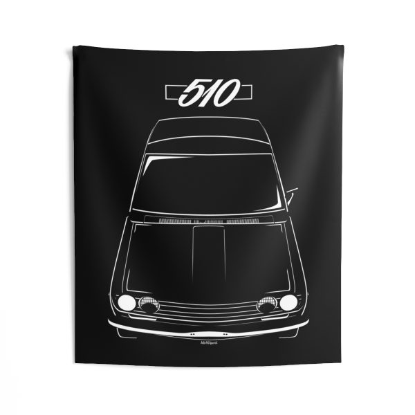 Datsun 510 1968-1973 Tapestry 50 x 60 inch by Auto Art Apparel