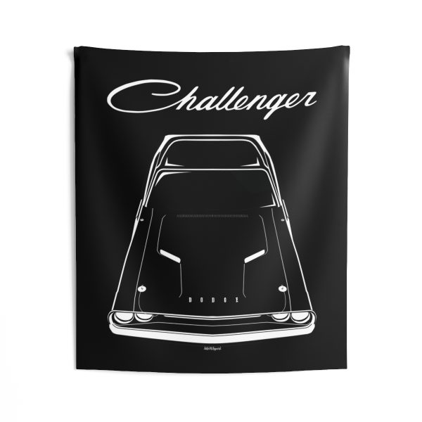 Dodge Challenger 1970-1971 Tapestry 50 x 60 inch by Auto Art Apparel