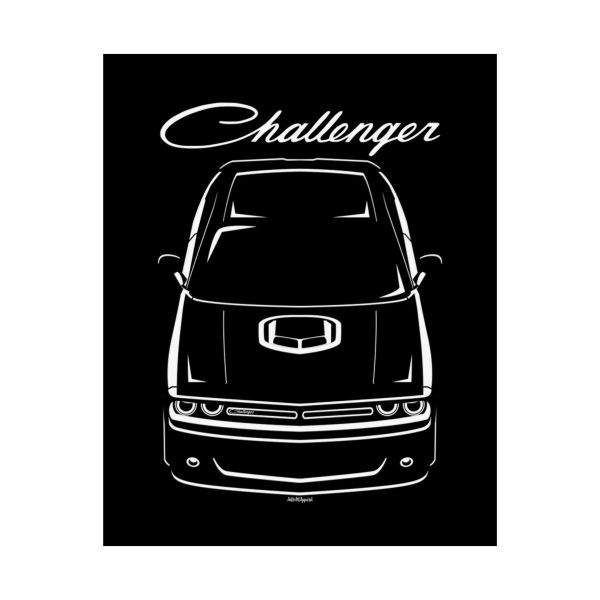 Dodge Challenger RT Shaker Poster 16 x 20 inch by Auto Art Apparel