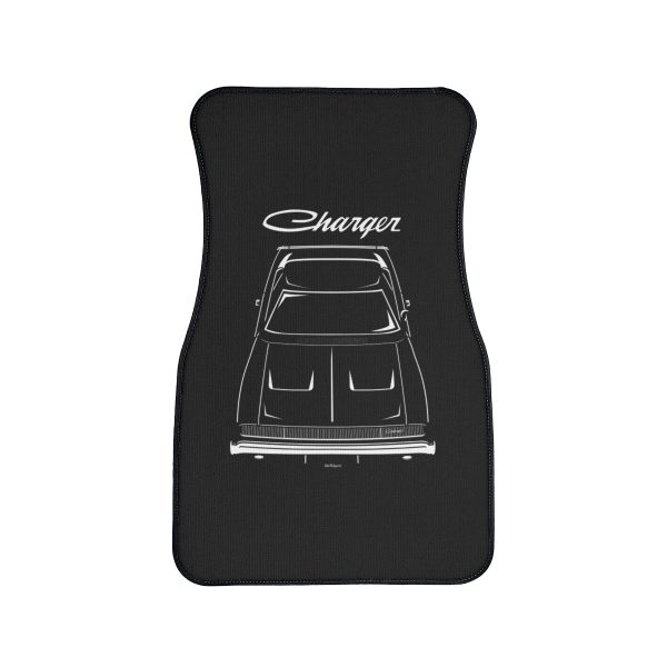 Dodge Charger 1968 Car Mat Front Carpet Floor Mats by Auto Art Apparel