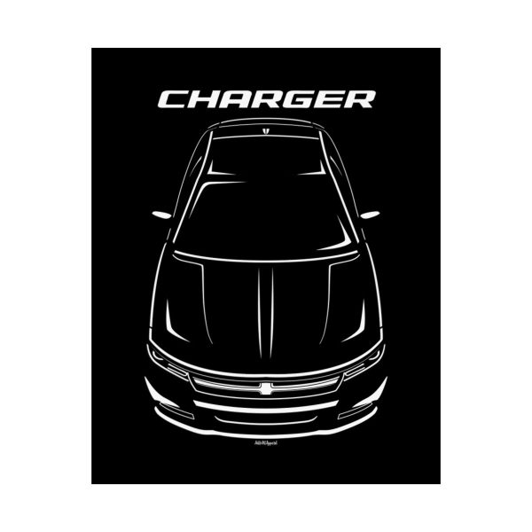Dodge Charger 2015-2023 Poster 16 x 20 inch by Auto Art Apparel