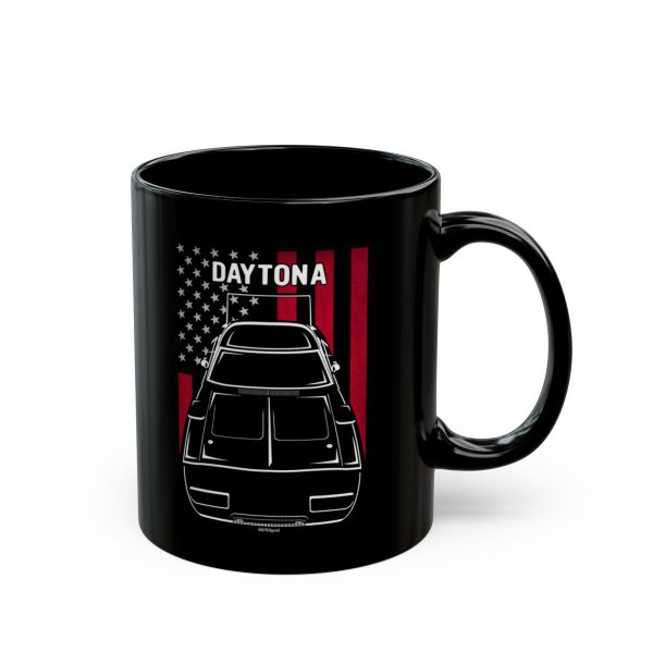 Dodge Charger Daytona 1969 Mug - US Flag Coffee Mug 11 oz by Auto Art Apparel