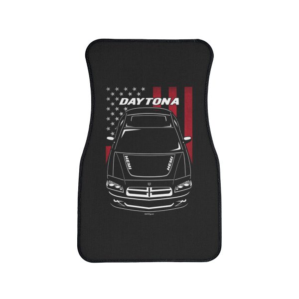 Dodge Charger Daytona 2006-2009 Car Mat - US Flag Floor Mats Front Carpet Floor Mats by Auto Art Apparel