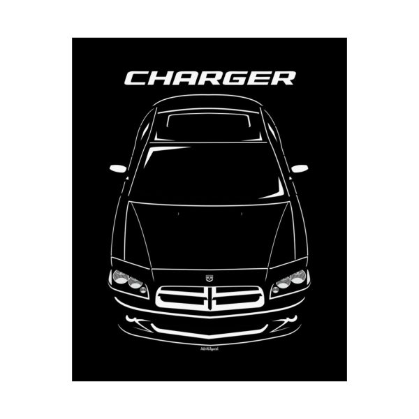 Dodge Charger LX 2006-2010 Poster 16 x 20 inch by Auto Art Apparel