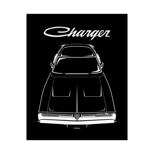Dodge Charger RT 1969 Poster 16 x 20 inch by Auto Art Apparel