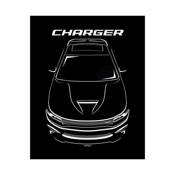Dodge Charger SRT 2015-2019 Poster 16 x 20 inch by Auto Art Apparel